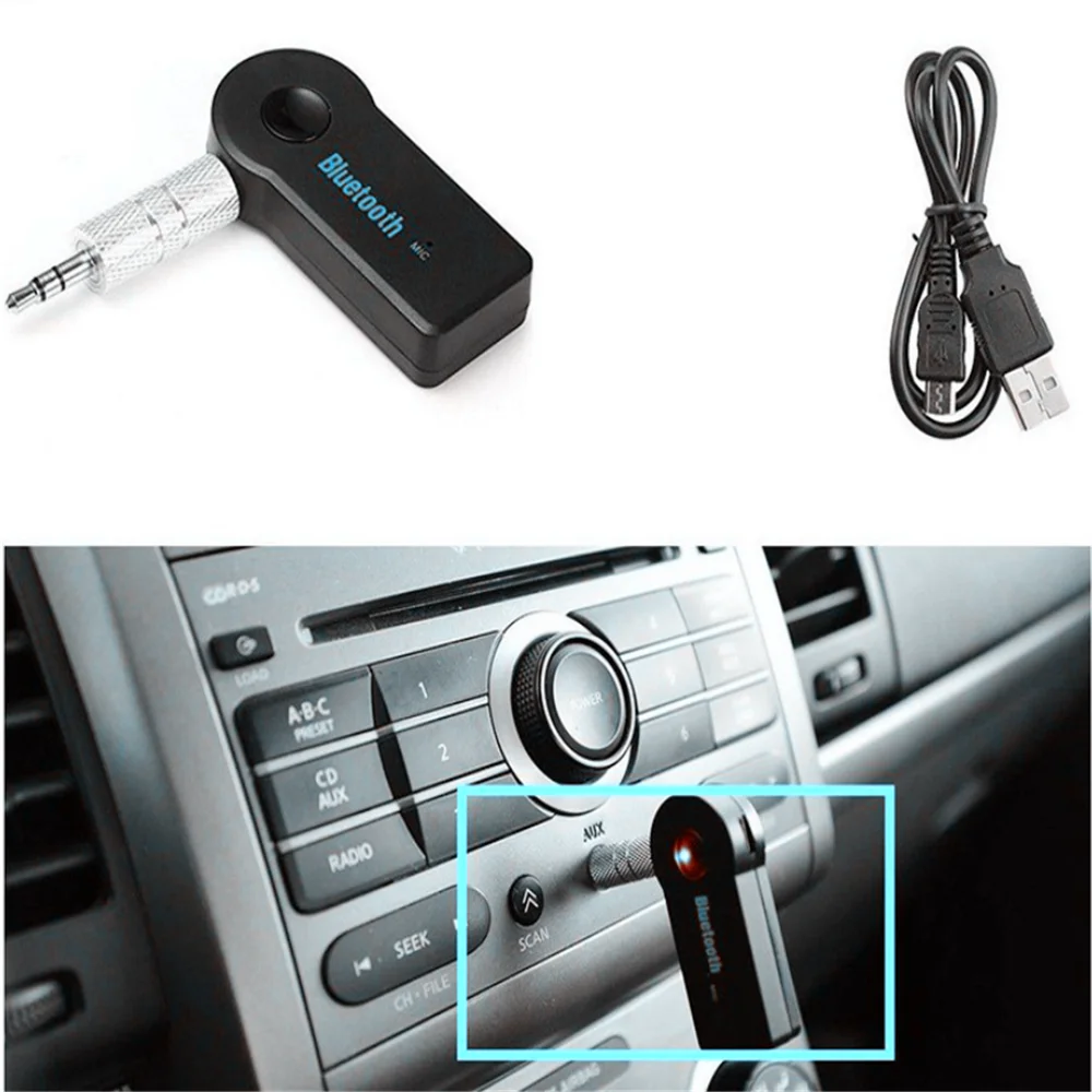 Автомобильный Bluetooth-приемник 2 в 1 aux для Audi Q7 Porsche Cayenne для Volkswagen Touareg 2007-2015