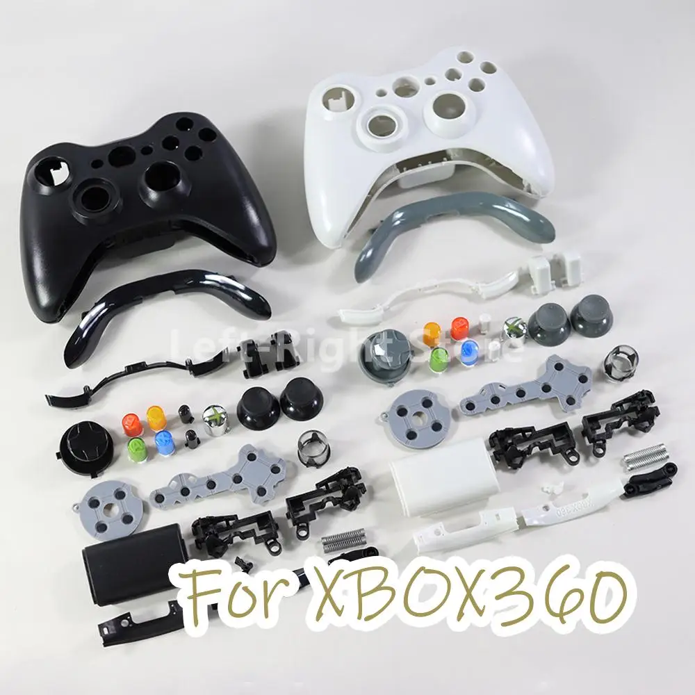 15 комплектов для XBox 360 Беспроводной проводной контроллер Чехол Защитный чехол для геймпада Полный комплект с кнопками Аналоговый джойстик Бамперы