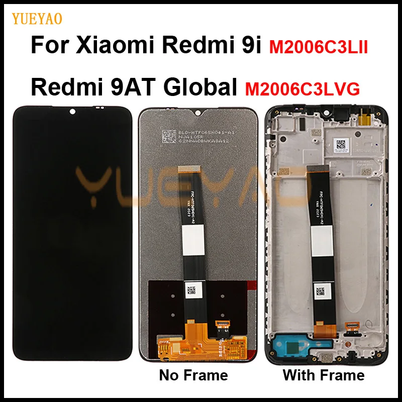 ЖК-Дисплей Для Xiaomi Redmi 9i M2006C3LII LCD / Redmi 9AT Global M2006C3LVG ЖК-Дисплей С Сенсорным Экраном и Цифровым Преобразователем В сборе