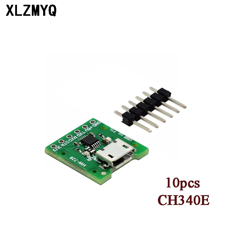 10шт CH340E MSOP10 USB-последовательный электронный преобразователь TTL CH340 5V/3.3V Альтернативный модуль CH340G для Arduino Pro Mini DIY Kit