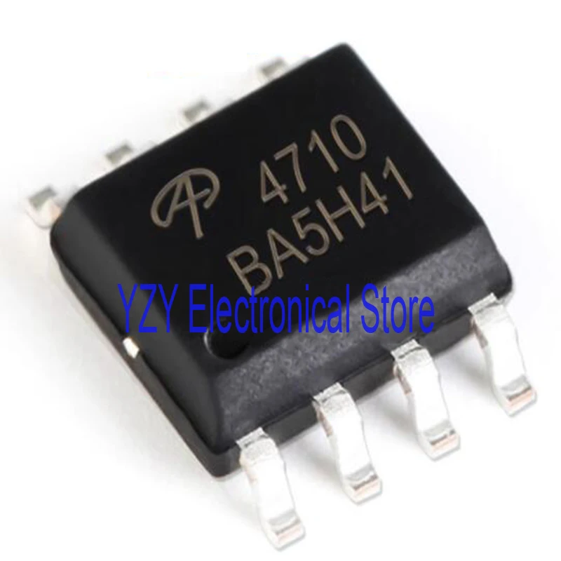 10 Шт./ЛОТ AO4710 4710 чип SOP-8 N-канальный 30V 12.7A MOS полевой транзистор Совершенно Новый Оригинальный Быстрая Доставка
