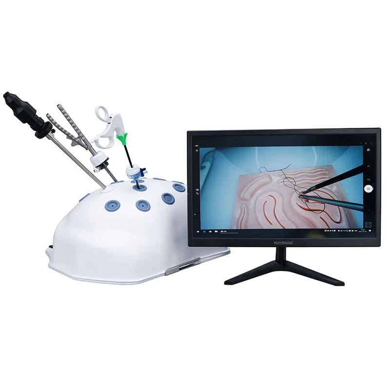 Гинекология, имитация лапароскопической хирургии с одним отверстием, тренировочная коробка для моделирования 0 градусов, 30 градусов, эндоскопическая камера, 4 шт. инструменты