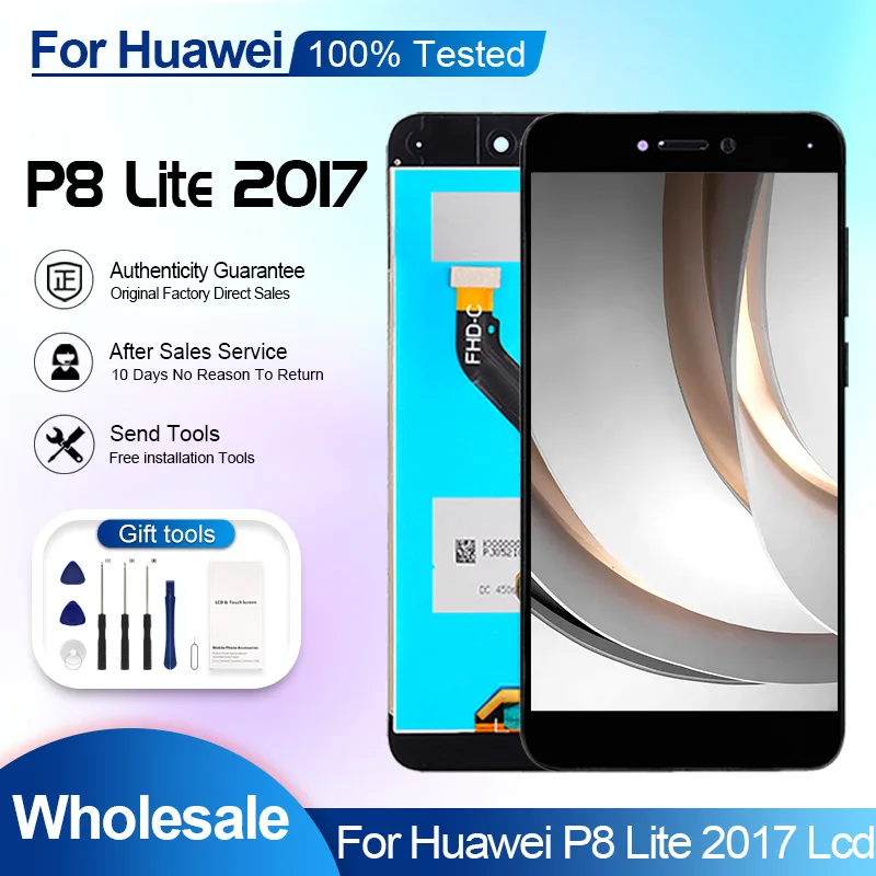 5,2-дюймовый ЖК-дисплей для Huawei P8 Lite 2017 с сенсорным экраном PRA-LX1, дигитайзер дисплея P9 Lite 2017 в сборе с инструментами