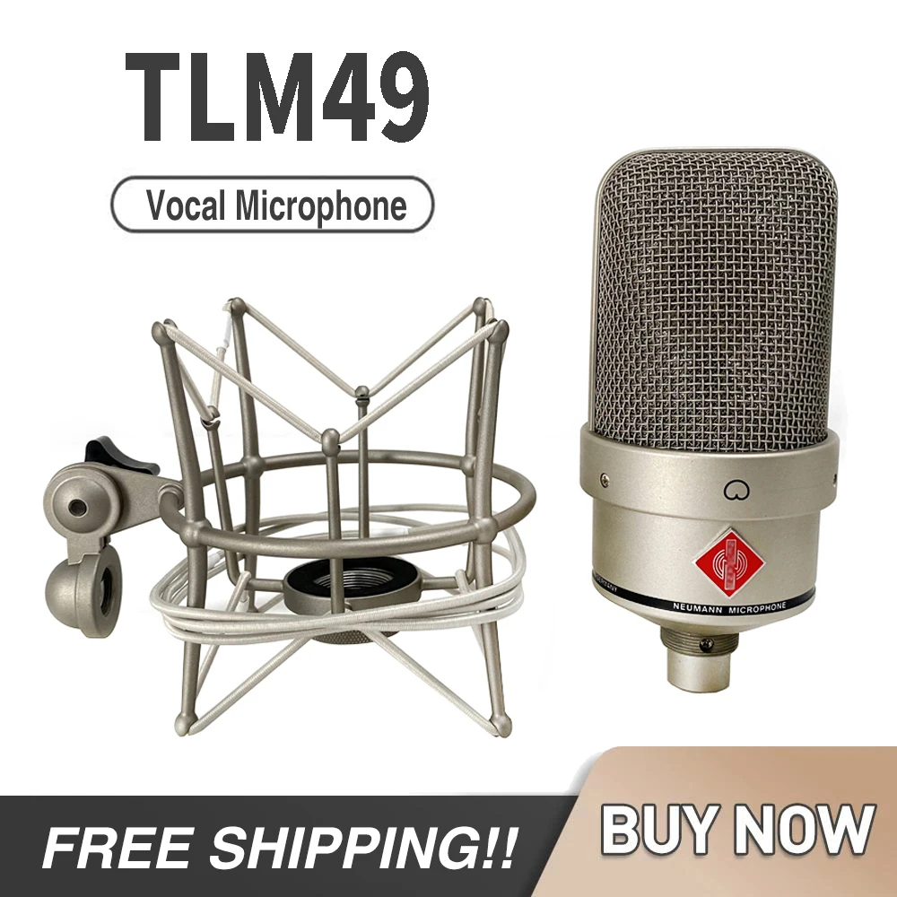 Конденсаторный микрофон TLM49, запись вокала, микрофон XLR, микрофон TLM 49 Для студийной записи подкастов