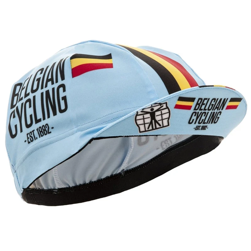 Мужские и женские велосипедные кепки/Шарфы /Головные уборы Blue Belgium Team MTB / Шапка для езды на шоссейном велосипеде одного размера Fts All