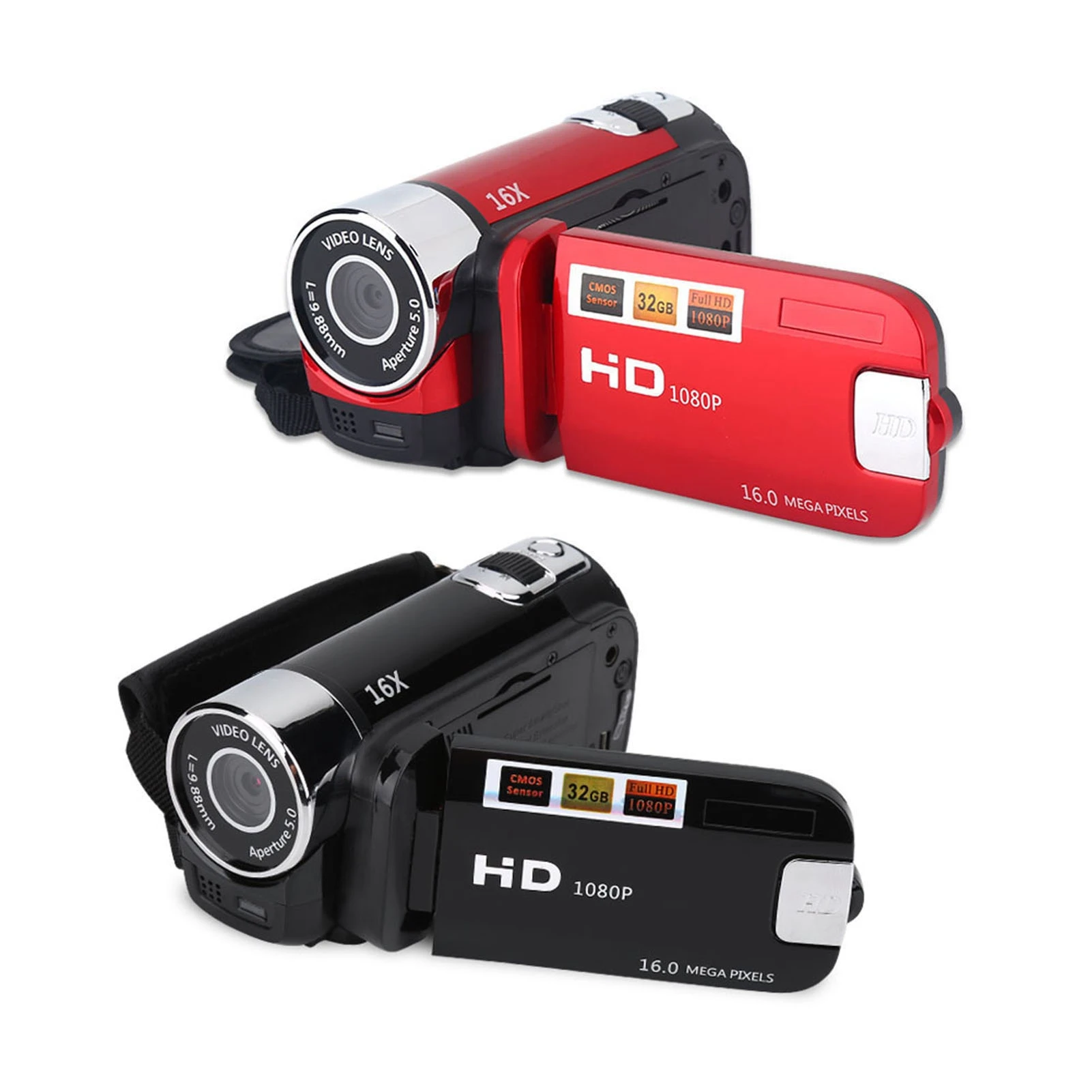 16-кратная цифровая видеокамера высокой четкости с разрешением Full HD Video DV Camera Camcorder