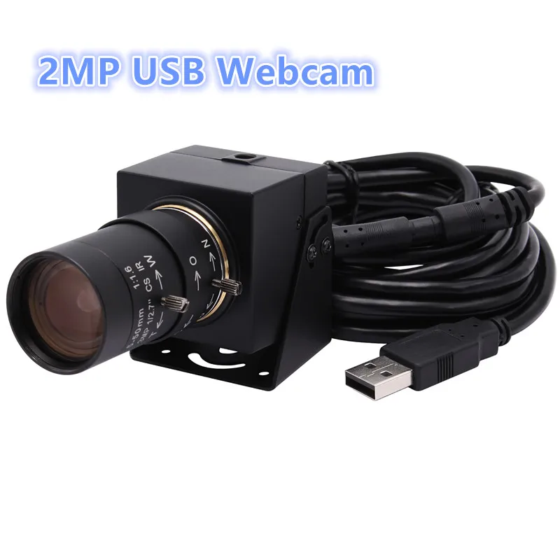 1080 P Веб-Камера H.264 USB CCTV Камера 2,8-12 мм/5-50 мм/6-60 мм Ручной варифокальный CS mount объектив Видео Безопасности USB Камера С Кронштейном