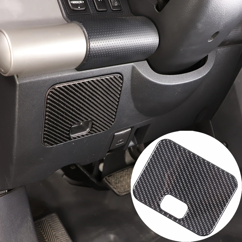 Крышка резистивной панели главного привода автомобиля из мягкого углеродного волокна, декоративные наклейки для Toyota FJ Cruiser 2007-2021 Аксессуары