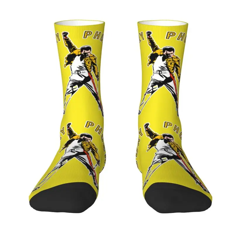 Мужские носки Freddie Mercury Crew, унисекс, модные носки с 3D-печатью, платье