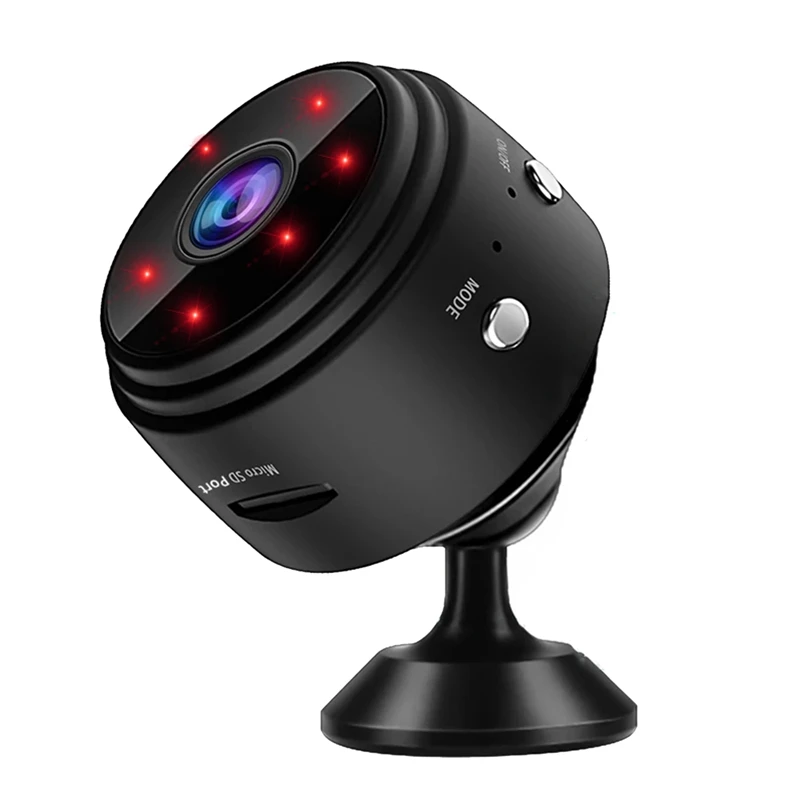 HD1080P Домашняя безопасность Беспроводная WiFi Мини-камера Небольшое видеонаблюдение инфракрасного ночного видения Обнаружение движения
