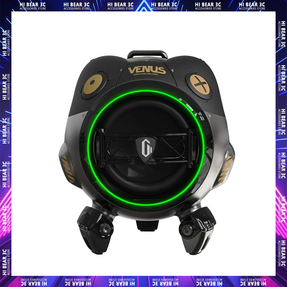 GravaStar Venus G2 Pro Беспроводной Bluetooth динамик TWS RGB Bass Boost Стерео Объемный Hi-Res игровой динамик Pc Gamer Подарок на открытом воздухе