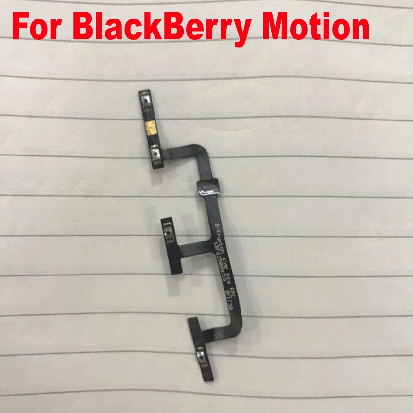 Высокое качество Протестировано Рабочие Кнопки включения Выключения Увеличения уменьшения громкости Гибкий кабель для запасных частей телефона BlackBerry Motion
