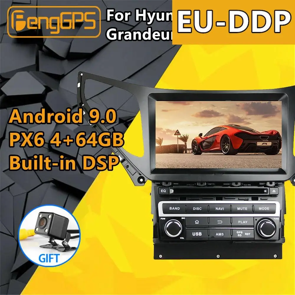 Для Hyundai Grandeur HG AZERA Android Радио Мультимедиа 2015 + Головное устройство Автомобильный Аудио стереоплеер GPS Навигация Авторадио DSP