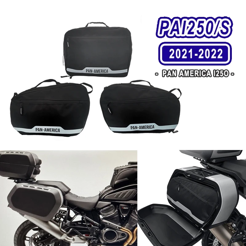 PA1250 Спортивные Сумки-вкладыши Для багажа Pan America 1250 RA1250S Sport Top Case Liner Bag Sport Side Case Liners Bag 2021-2023