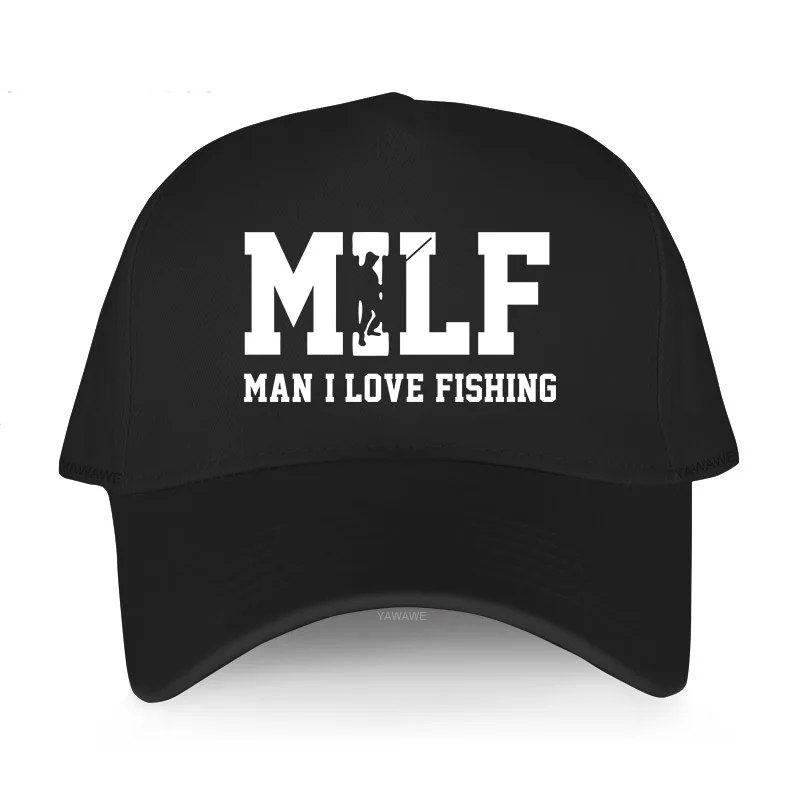 Бейсболки MILF Man I Love Fishing с регулируемыми модными повседневными шляпами в уличном стиле