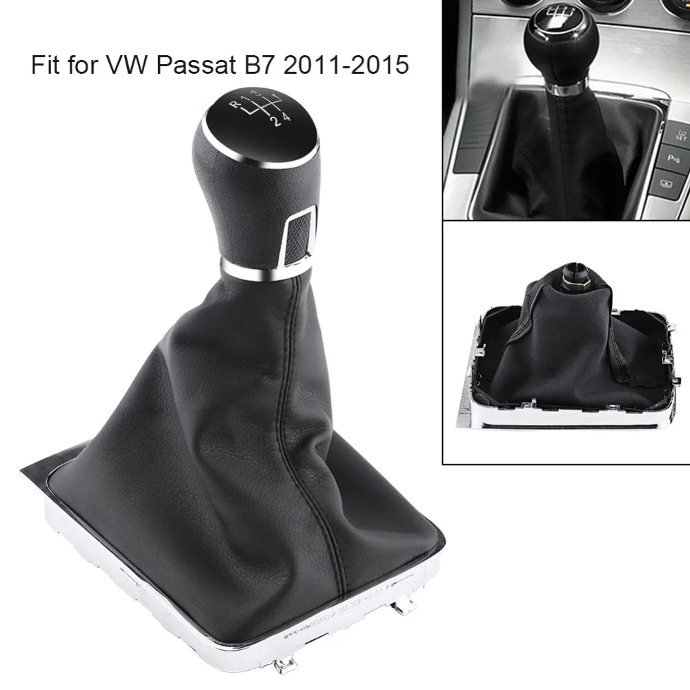 Автомобильный 5-ступенчатый автомобильный рычаг переключения передач, комплект для гетры для VW Passat B7 2011-2015