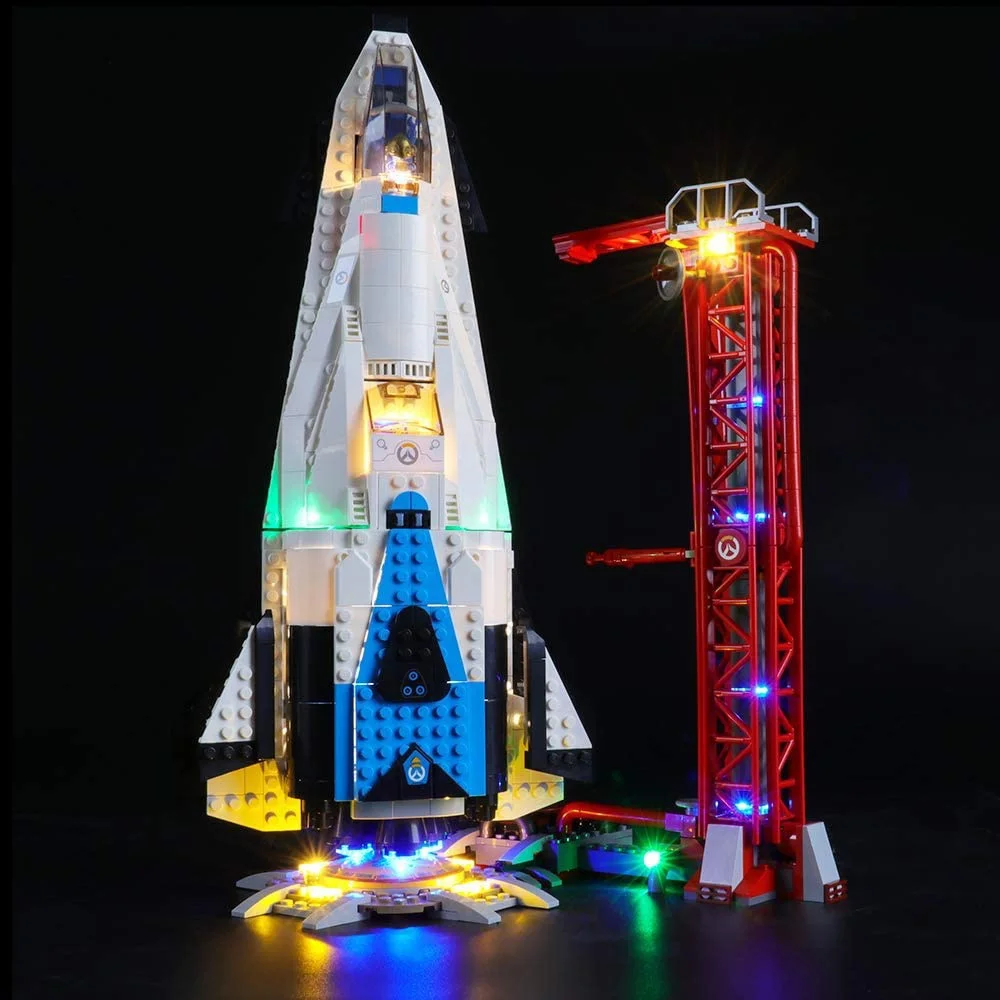 Комплект освещения для модели LEGO 75975 Overwatch Watchpoint: строительные блоки Гибралтара- не входят в набор Lego