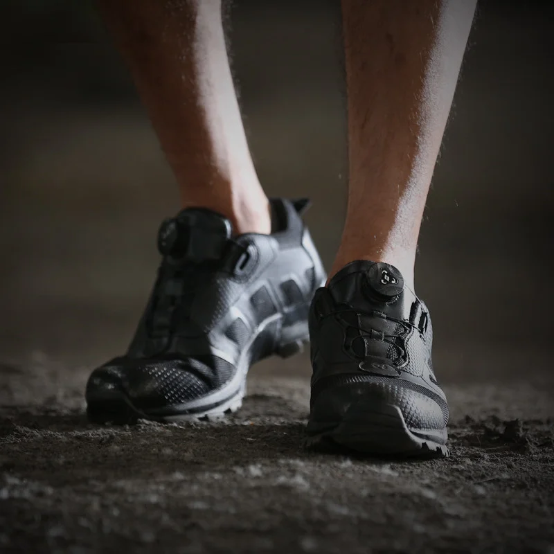 Мужская спортивная обувь для скалолазания на открытом воздухе, армейские фанаты, Полевая охота, Кемпинг, пешие прогулки, Дышащие тактические тренировочные боевые ботинки