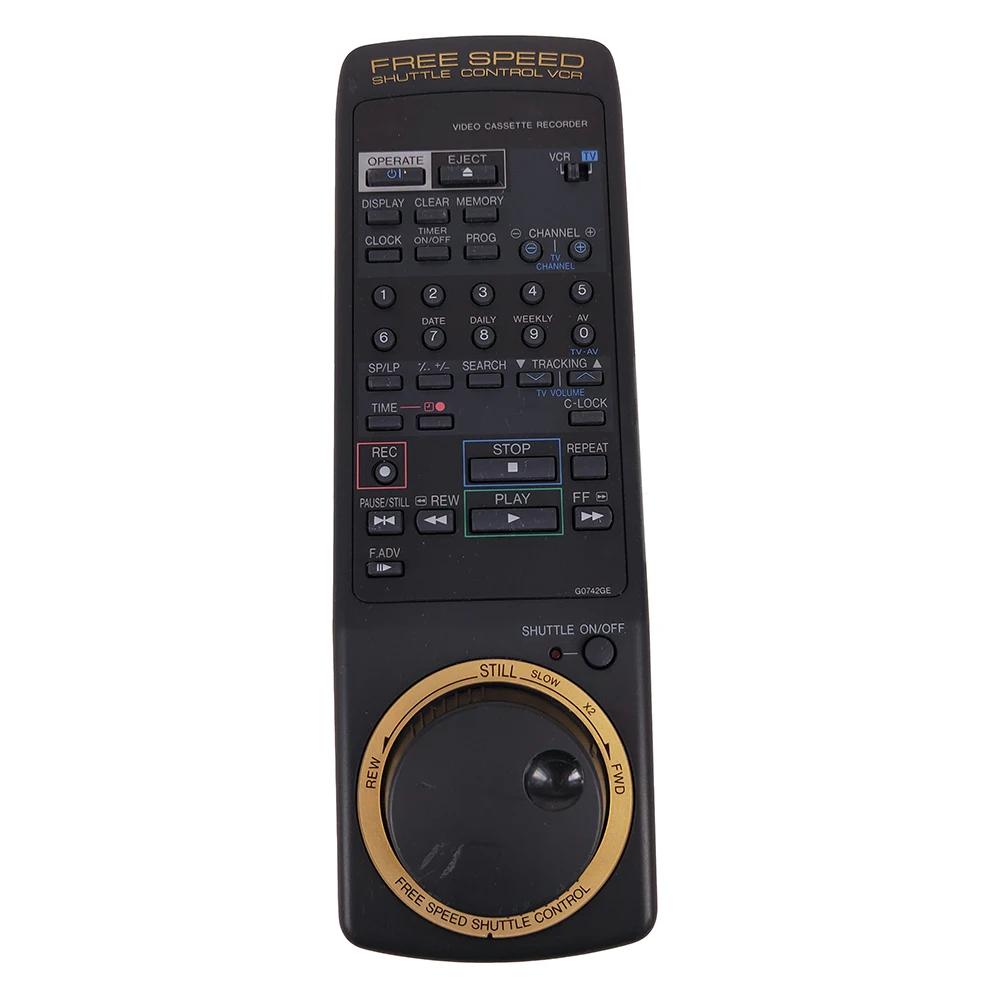 Подержанный оригинальный G0742GE для видеокассетного магнитофона Sharp с дистанционным управлением Fernbedienung