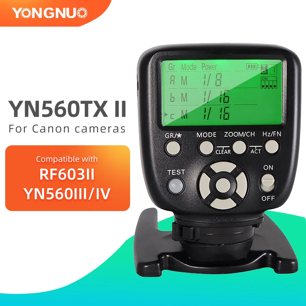 Yongnuo YN560-TX II Беспроводной Контроллер Запуска вспышки Trasmitter для Yongnuo YN-560III YN560IV Speedlite для Nikon Canon DSLR