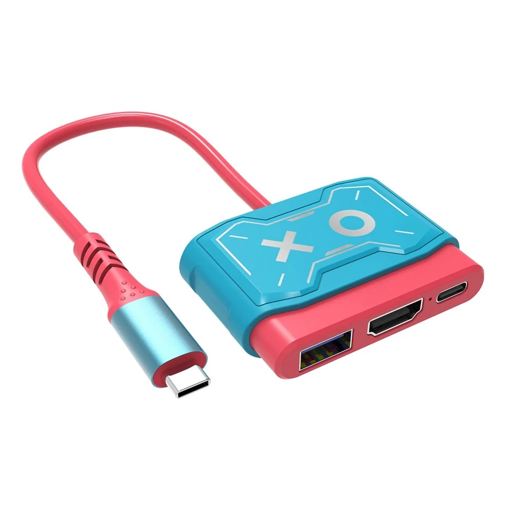 USB C-HDMI-Совместимый адаптер для Nintendo Switch/Switch OLED / MacBook/ Ноутбука/IPAD Pro/ Телефона Android, Type C-HDMI