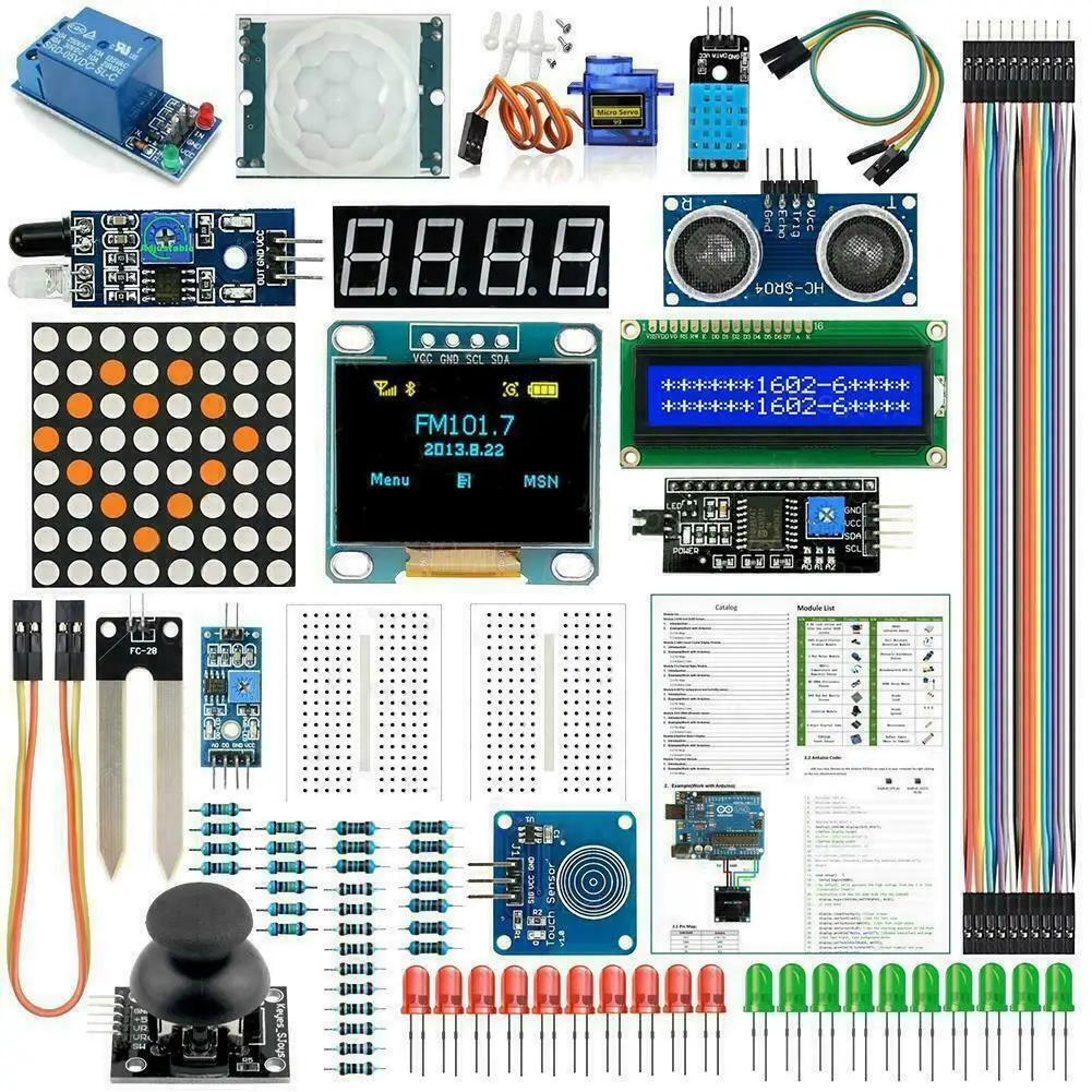 Набор жидкокристаллических дисплейных модулей для Arduino Kit Uno R3 Nano V3.0 Mega