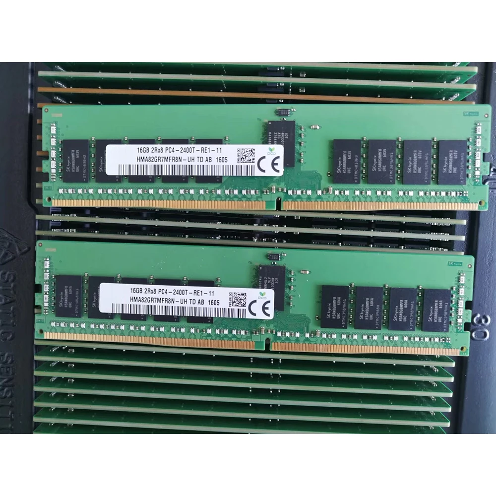 16G 16GB Для SK Hynix RAM 2RX8 PC4-2400T DDR4 ECC REG RDIMM HMA82GR7MFR8N-UH Память Высокого Качества Быстрая Доставка
