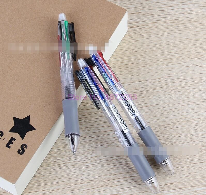 200шт многоцветных ручек-маркеров 5 в 1 Kawaii Включают шариковую ручку 4 цветов и 1 автоматический карандаш для канцелярских принадлежностей для студентов