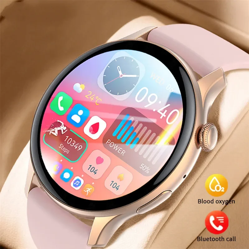 2023 Новые умные часы 1,43-дюймовые полноэкранные Bluetooth-звонки, монитор сердечного ритма, сна, спортивные модели, умные часы для мужчин и женщин + коробка