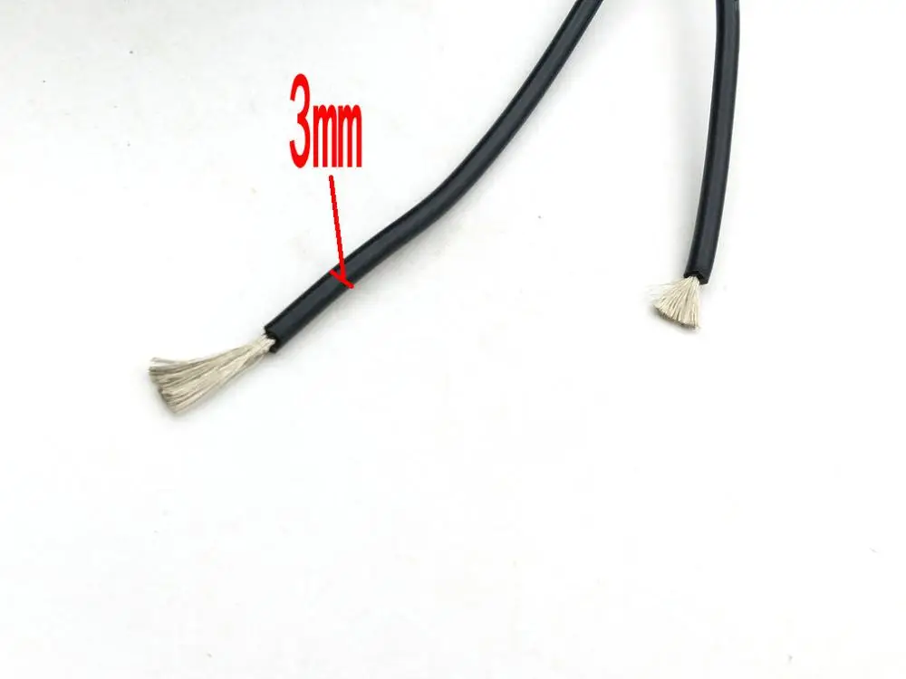 1 катушка 10 м черного высококачественного силиконового провода 16 AWG Калибр Гибкого силиконового провода