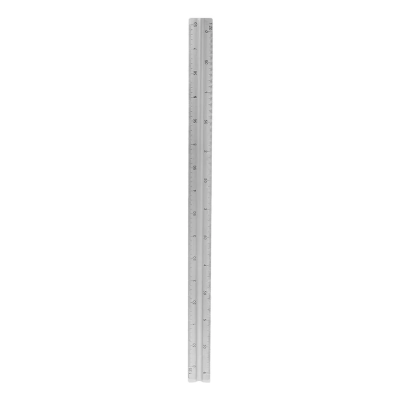 30 см Алюминиевый Металл для Треугольной шкалы Инженер-Архитектор Техническая Линейка 12