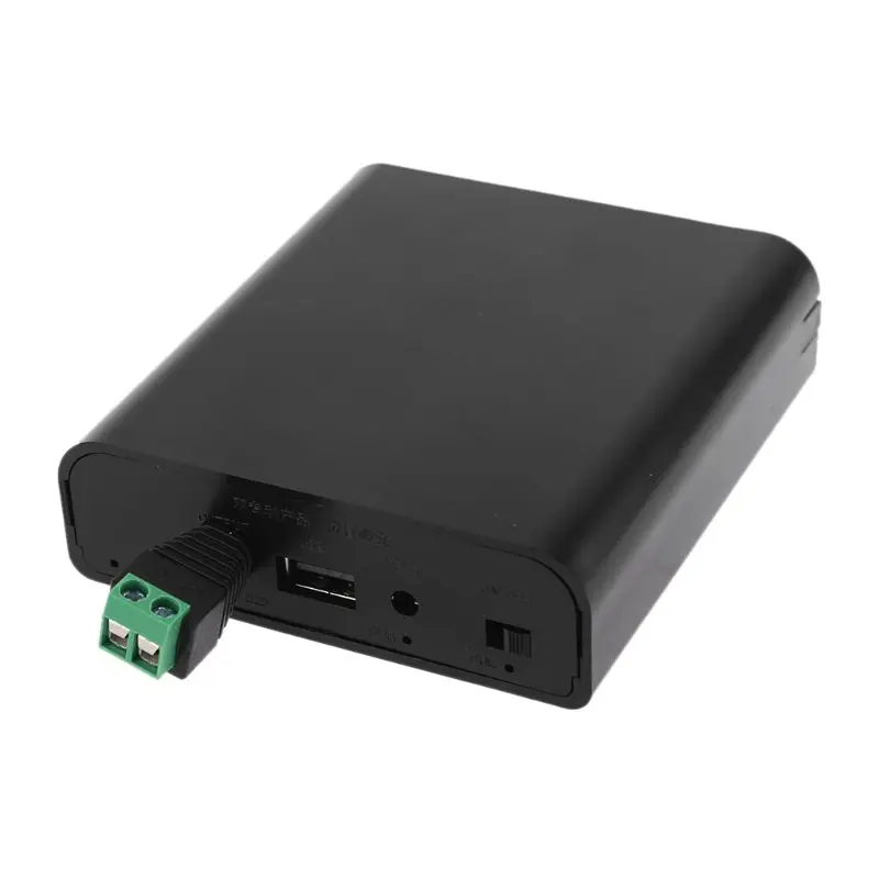 USB DC 7.4V 8.4V Выход 4x18650 Аккумуляторов DIY Power Bank для Мобильного Телефона Bike LED K1AA