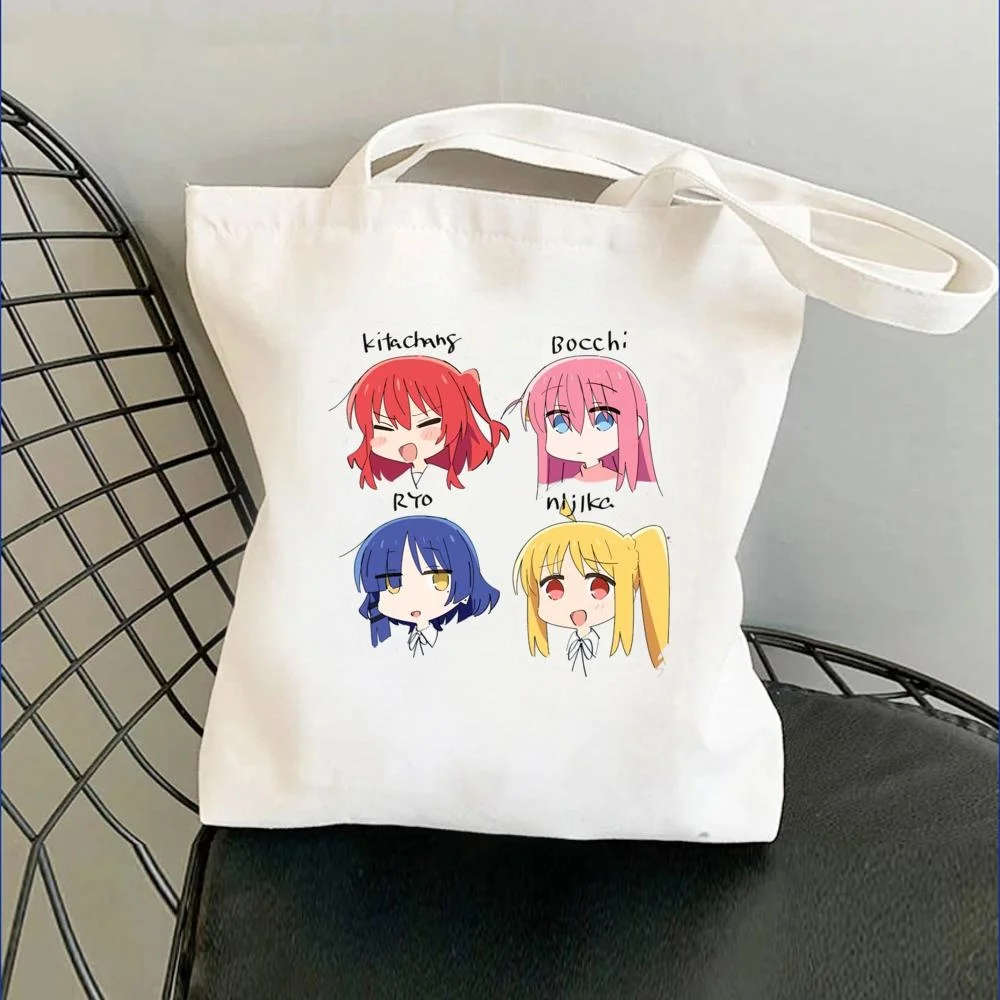 Bocchi the Rock Manga Ryo хозяйственная сумка джутовая сумка для покупок холщовая многоразовая продуктовая сумка bolsas reutilizables sacola grab