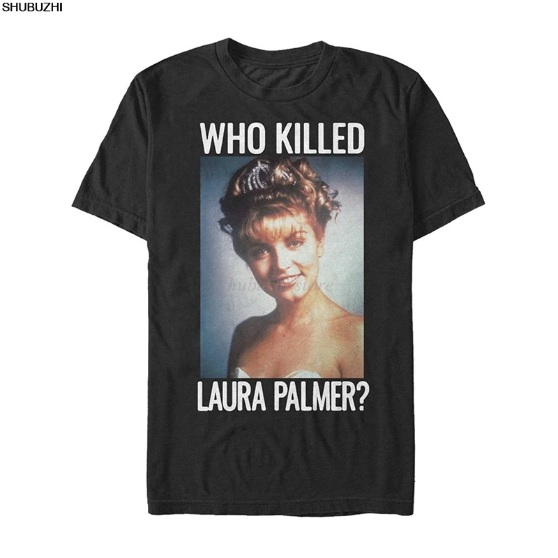 Мужская футболка с графическим рисунком Twin Peaks Who Killed Laura Palmer sbz121