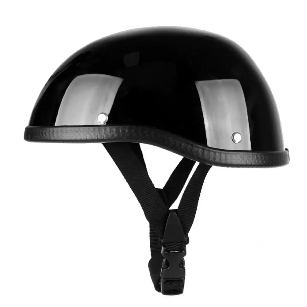 Безопасный Защитный шлем с Быстроразъемной пряжкой Унисекс, Матовый Черный Мотоциклетный шлем