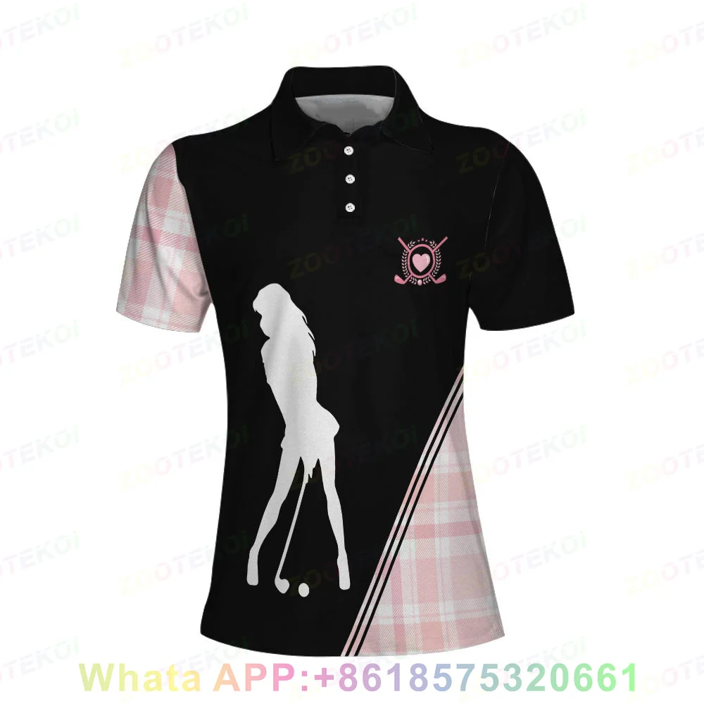 Новая женская рубашка для гольфа, быстросохнущие дышащие рубашки поло, модные спортивные пуговицы с лацканами, футболка для гольфа и бадминтона