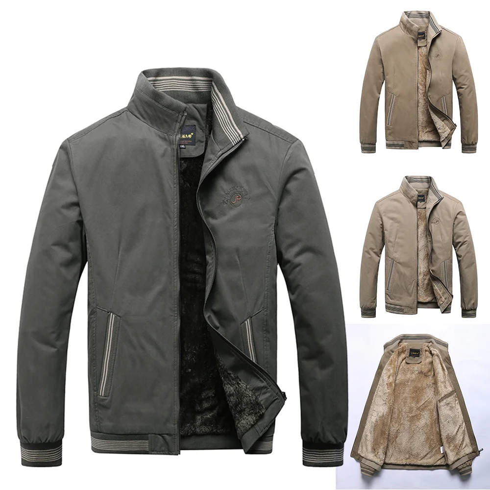 Высококачественная зимняя куртка 2023, осенние Мужские однотонные куртки из 100% хлопка, повседневная Chaqueta, модные Винтажные теплые жилеты, пальто для мужчин