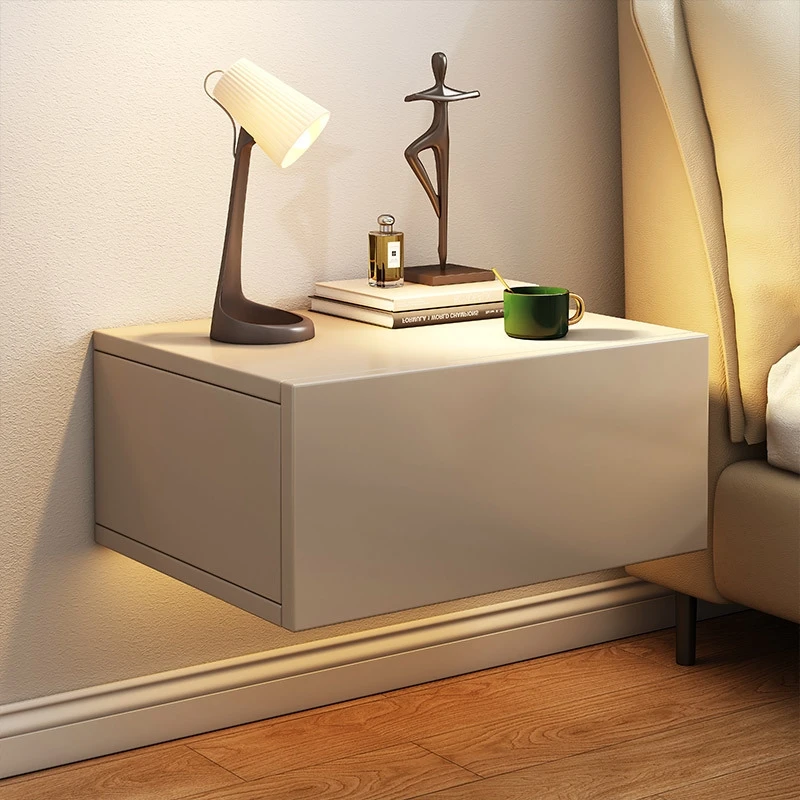 Современные тумбочки в скандинавском стиле, Минималистичный Подвесной Эстетичный столик для небольшого пространства, столик для хранения косметики, мебель для спальни De Chevet