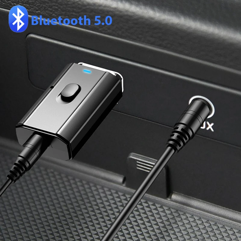 USB-адаптер Bluetooth, приемник 5.0, беспроводной передатчик Bluetooth, музыкальный аудио для ПК, телевизора, автомобиля, громкой связи, 3,5 мм адаптер AUX