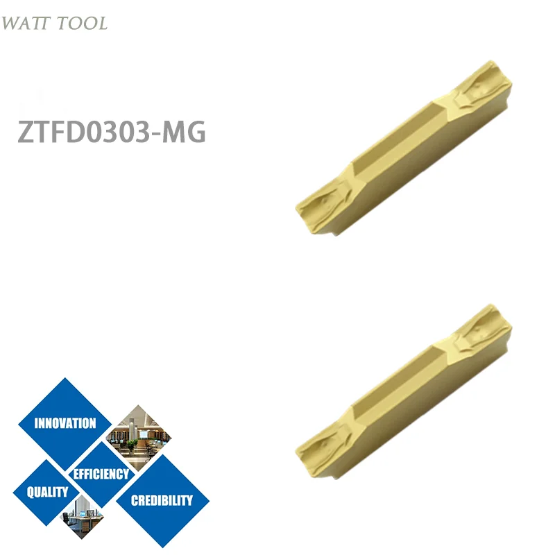 10шт ZTFD0303-MG Пластины из цементированного карбида и металлокерамики общего назначения Токарные пластины