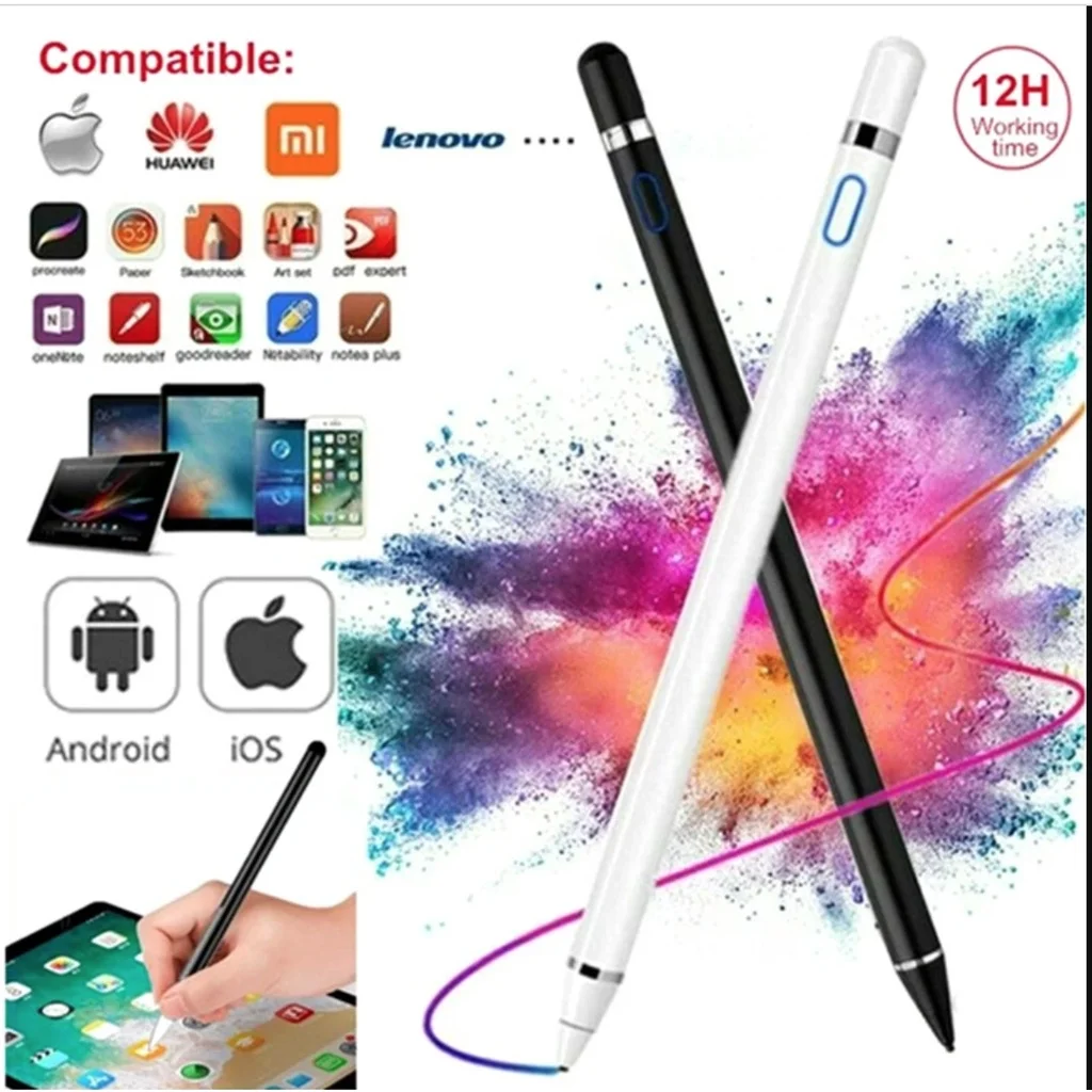 Универсальный Стилус Емкостная Сенсорная Ручка Для Samsung Galaxy Tab S3 S2 S4 S5E S6 Lite A A2 A6 A7 A8 S E 9,6 8,0 Планшет Телефон Карандаш