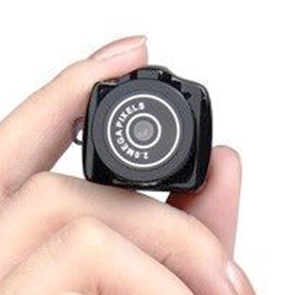 Мини-камера Y2000 Самая маленькая карманная камера Mini DV Recorder Видеокамера Micro DVR Портативная веб-камера с брелоком для ключей
