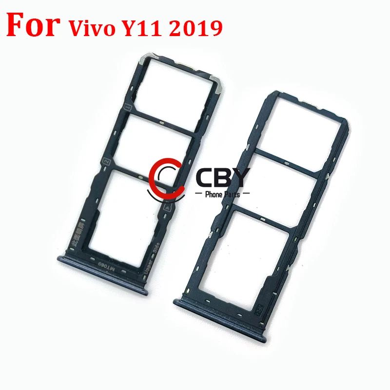 Для Vivo Y11 2019 Y31 2021 Y51a Сменные детали лотка для SIM-карты кард-ридера кронштейна адаптера гнезда