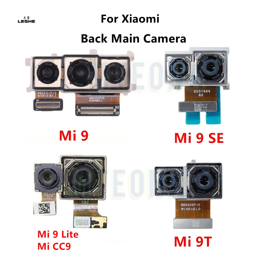 Оригинальная Задняя Камера Для Xiaomi Mi 9 Mi9 SE Lite 9SE 9T CC9 Модуль Основной Фронтальной Камеры Гибкий Кабель Замена Запасных Частей