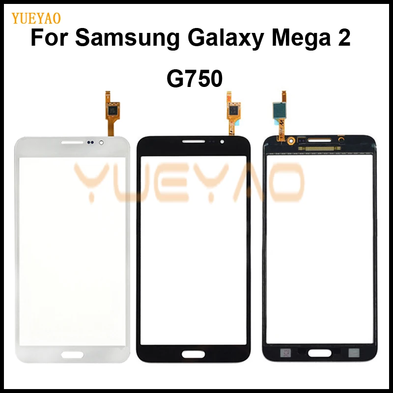Сенсорная Панель Для Samsung Galaxy Mega 2 SM-G750 G750 G750A G750F G750H G7508Q Сенсорный Экран Дигитайзер Запасная Часть Сенсорного Экрана