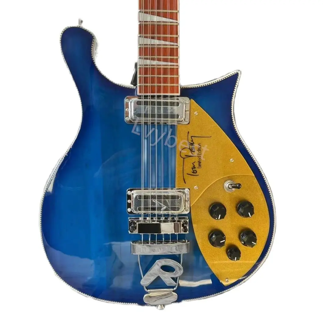 Электрогитара Lvybest Custom Tom Peggt Ограниченной серии Rick Electric Guitar 660/670 Style 12-Струнная Гитара