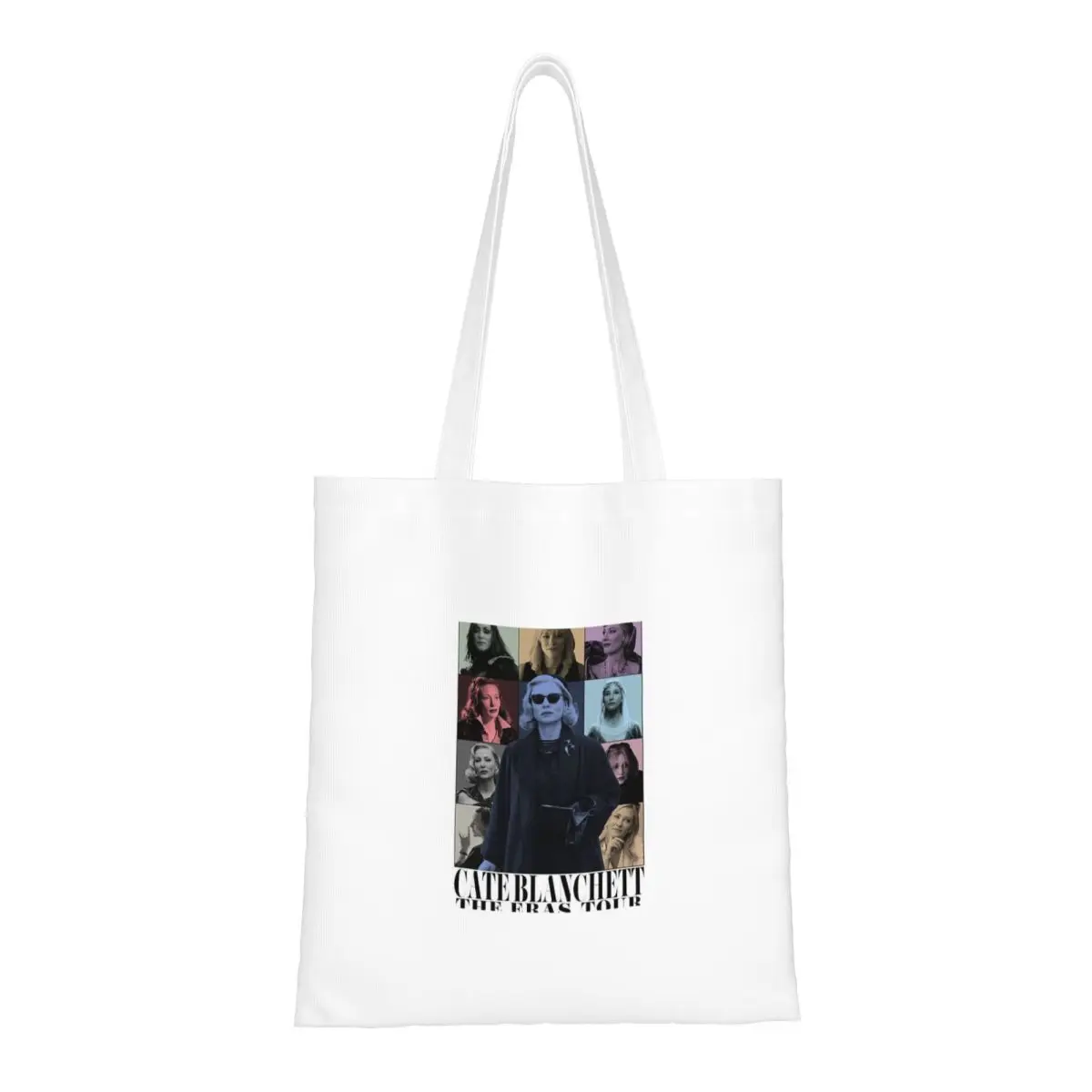 Сумки для покупок с героями Кейт Бланшетт, холщовая сумка-тоут, сумки для покупок, складная женская повседневная сумка-тоут на плечо, дорожная сумка