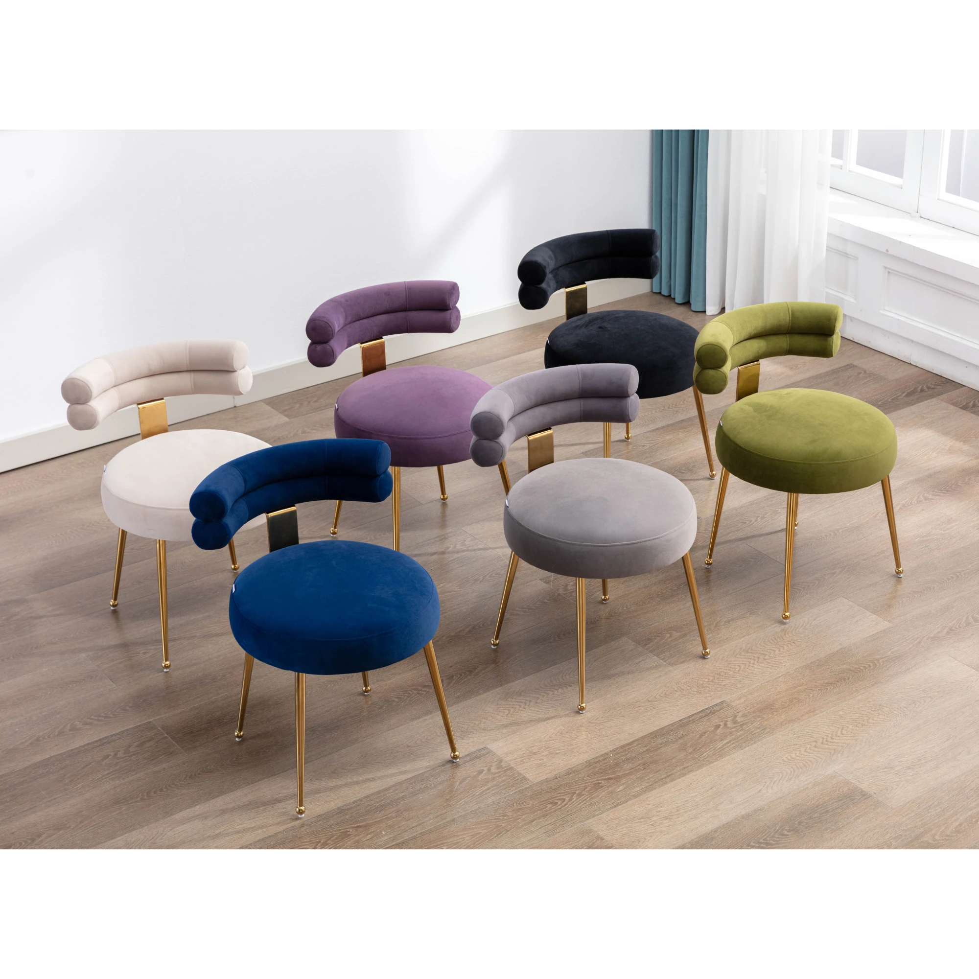 [Срочная распродажа] 6 цветов обеденных стульев для отдыха / Accent Chair [US-W]