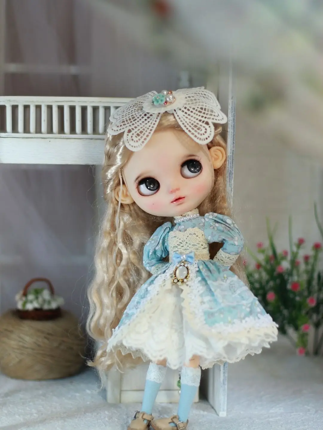 Продам куклу Blyth doll 1/6 с индивидуальным макияжем для лица и шарнирным телом