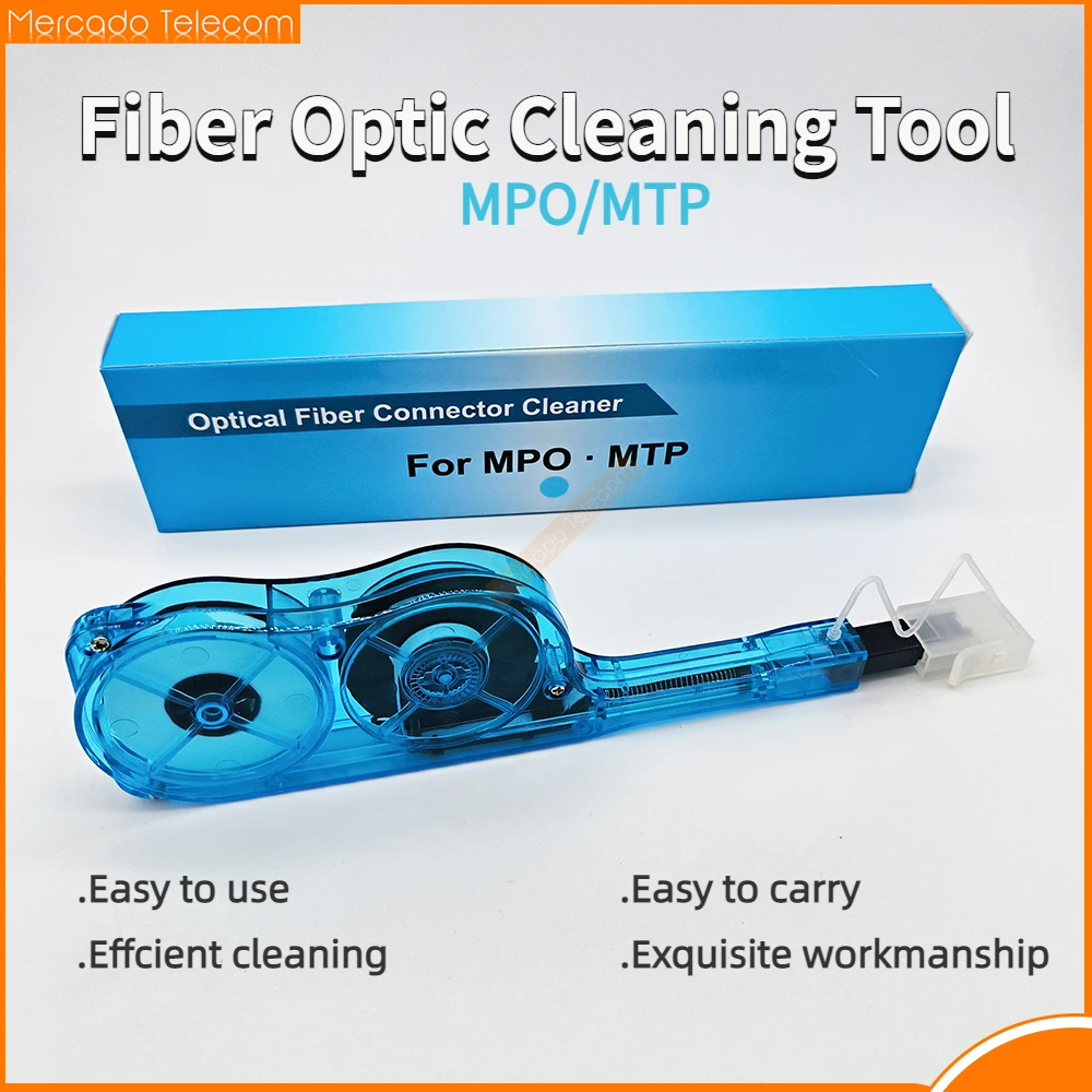 Очиститель оптического волокна MPO/ MTP One-Click Cleaner Ручка Для очистки оптического Волокна Очищает Адаптер Волоконно-оптического разъема MPO MTP